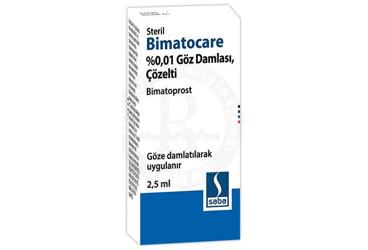 BIMATOCARE % 0.01 göz damlası çözelti (2.5 ml) kutu görseli