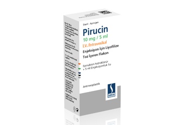 PIRUCIN 10 mg/5 ml IV intravesikal enj. için liy.toz içeren flakon kutu görseli