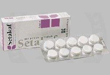 SETAKAF 500 mg 20 tablet kutu görseli