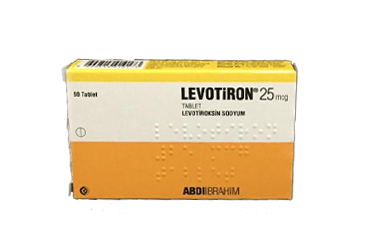 LEVOTIRON 25 mcg 50 tablet kutu görseli
