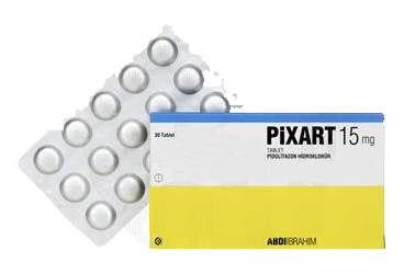 PIXART 15 mg 30 tablet kutu görseli