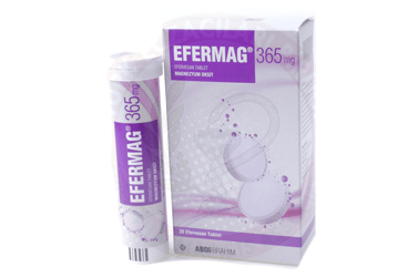 EFERMAG 365 mg 30 efervesan tablet kutu görseli