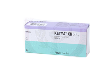 KETYA XR 50 mg uzatılmış salınımlı 30 tablet kutu görseli