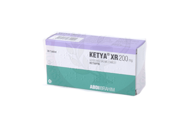 KETYA XR 200 mg uzatılmış salınımlı 30 tablet kutu görseli