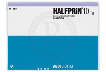 HALFPRIN 10 mg uzatılmış salınımlı tablet (56 tablet) kutu görseli