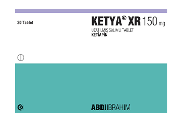 KETYA XR 150 mg uzatılmış salımlı tablet kutu görseli