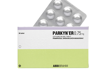 PARKYN ER 0.750 mg uzatılmış salınımlı 30 tablet kutu görseli