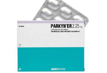 PARKYN ER 2.25 mg uzatılmış salınımlı 30 tablet kutu görseli