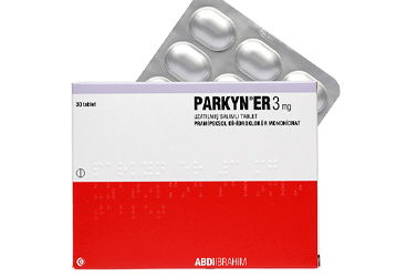 PARKYN ER 3 mg uzatılmış salınımlı tablet (30 tablet) kutu görseli