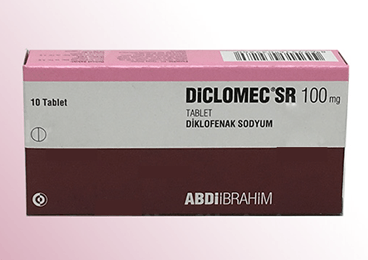 DICLOMEC SR 100 mg 10 tablet {8699514039280} kutu görseli