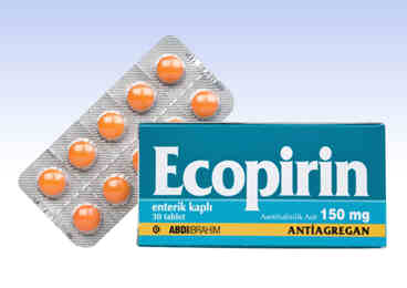 ECOPIRIN 150 mg 30 enterik kaplı tablet kutu görseli