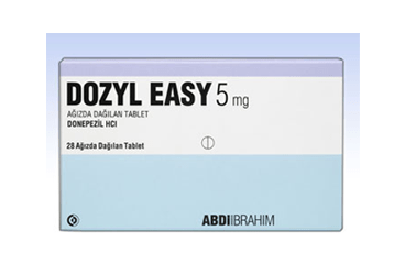 DOZYL EASY 5 mg ağızda dağılan 28 tablet kutu görseli