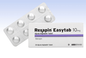 REXAPIN EASYTAB 10 mg 28 ağızda dağılan tablet kutu görseli