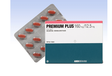 PREMIUM PLUS 160/12.5 mg 84 film tablet kutu görseli