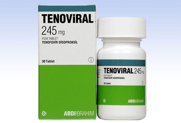 TENOVIRAL 245 mg 30 film kaplı tablet kutu görseli