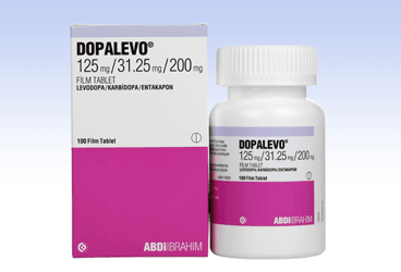 DOPALEVO 125/31.25/200 mg 100 film kaplı tablet kutu görseli