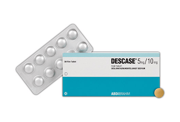 DESCASE 5/10 mg 90 film kaplı tablet kutu görseli