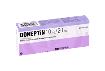 DONEPTIN 10 mg/20 mg 28 film kaplı tablet { Abdi İbrahim İlaç } kutu görseli
