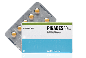 PINADES 50 mg film kaplı tablet (80 tablet) kutu görseli