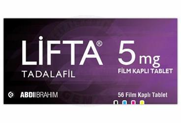 LIFTA 5 mg film kaplı tablet (56 film kaplı tablet) kutu görseli