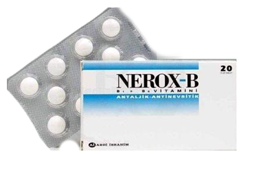 NEROX-B2 20 film tablet kutu görseli