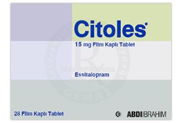 CITOLES 15 mg film kaplı tablet (28 tablet) kutu görseli
