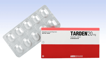 TARDEN 20 mg 90 film tablet kutu görseli