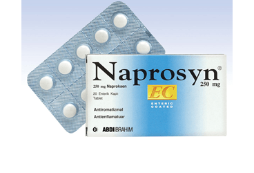 NAPROSYN EC 250 mg 20 tablet kutu görseli