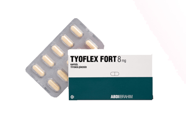 TYOFLEX 8 mg 14 kapsül kutu görseli
