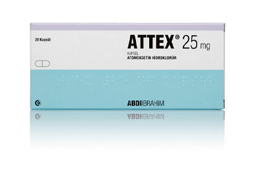 ATTEX 25 mg 28 kapsül kutu görseli