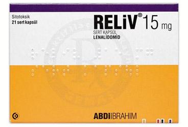 RELIV 15 mg sert kapsül (21 adet) kutu görseli