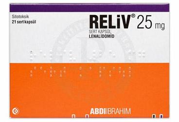 RELIV 25 mg sert kapsül (21 adet) kutu görseli