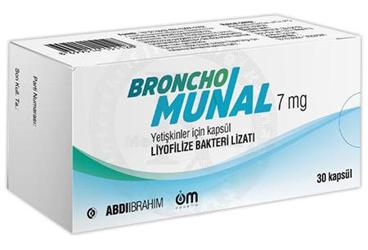 BRONCHO-MUNAL 7 mg yetişkinler için kapsül (30 kapsül) kutu görseli