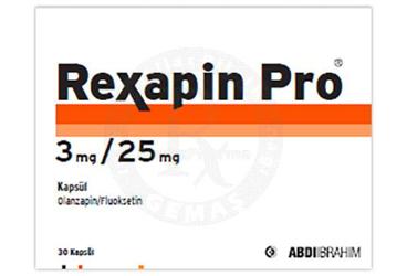 REXAPIN PRO 3 mg / 25 mg kapsül (30 kapsül) kutu görseli