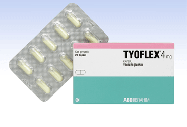 TYOFLEX 4 mg 20 kapsül kutu görseli