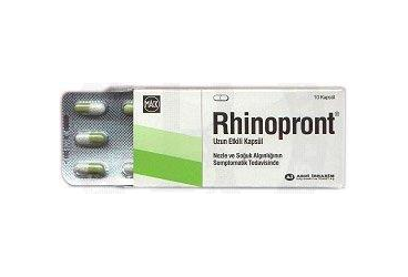 RHINOPRONT uzun etkili 10 kapsül kutu görseli