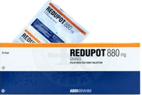REDUPOT 880 mg granül 20 saşe kutu görseli