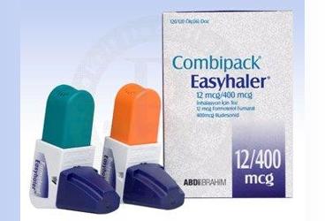 COMBIPACK EASYHALER 12 /400 mcg inhilasyon tozu kutu görseli