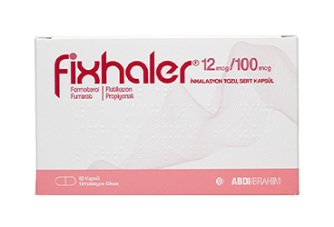 FIXHALER 12 mcg/100 mcg inhilasyon tozu. sert kapsül (60 kapsül) kutu görseli