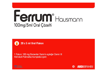 FERRUM HAUSMANN 100 mg/5ml oral çözelti kutu görseli