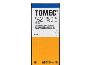 TOMEC steril oftalmik solüsyon 6 ml kutu görseli