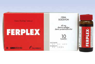 FERPLEX 40 mg 15 ml oral süspansiyon kutu görseli