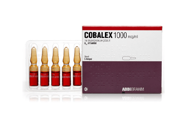 COBALEX 1000 mcg/1 ml IM 5 ampül { Abdi İbrahim İlaç } kutu görseli