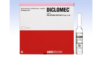 DICLOMEC 3 ml 75 mg 4 ampül {A.İ.Pazarlama} kutu görseli