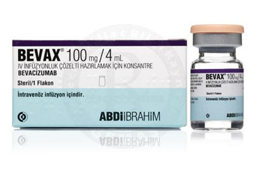 BEVAX 100 mg/4 ml IV infüzyonluk çözelti hazırlamak için konsantre (1 flakon) kutu görseli