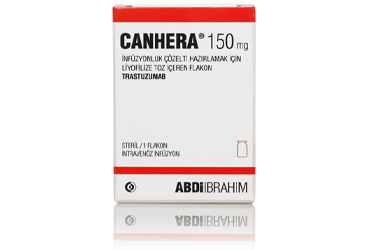 CANHERA 150 mg tek dozlu liyofilize toz içeren flakon kutu görseli