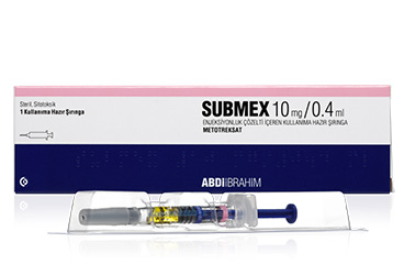 SUBMEX 10 mg/0.4 ml enjeksiyonluk çözelti içeren kullanıma hazır şırınga (1 şırınga) kutu görseli