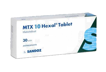 MTX HEXAL 10 mg 30 tablet kutu görseli