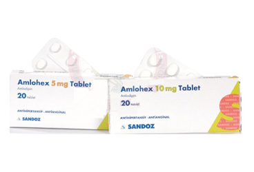 AMLOHEX 5 mg 20 tablet kutu görseli