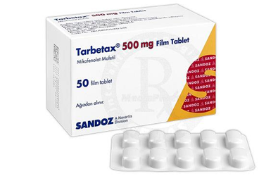 TARBETAX 500 mg 50 film tablet kutu görseli